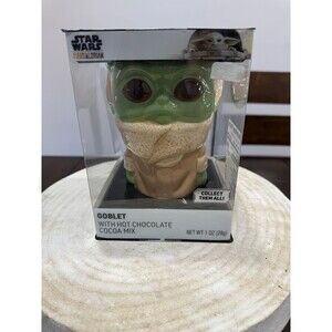 Star Wars Mandalorian Grogu Baby Child Yoda Goblet Disney Hot Coco Coffee Cup